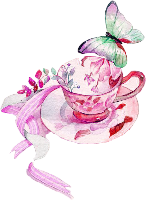 Coffee Cup Tea Espresso Cafe - Cartoes By Claremi Bom Dia (603x800), Png Download