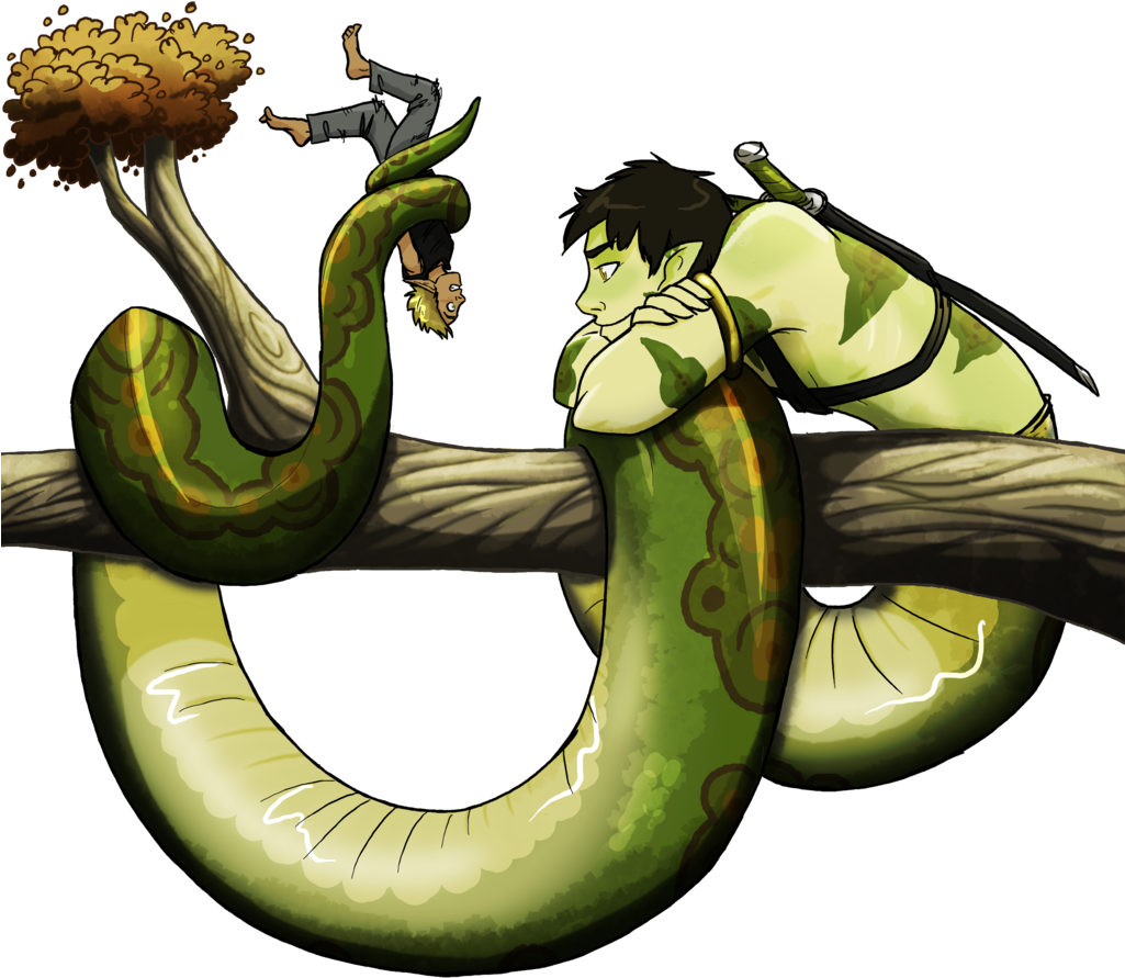 Pocketfrogs98 By Mistress0minx - Deviantart Nagas (1024x944), Png Download