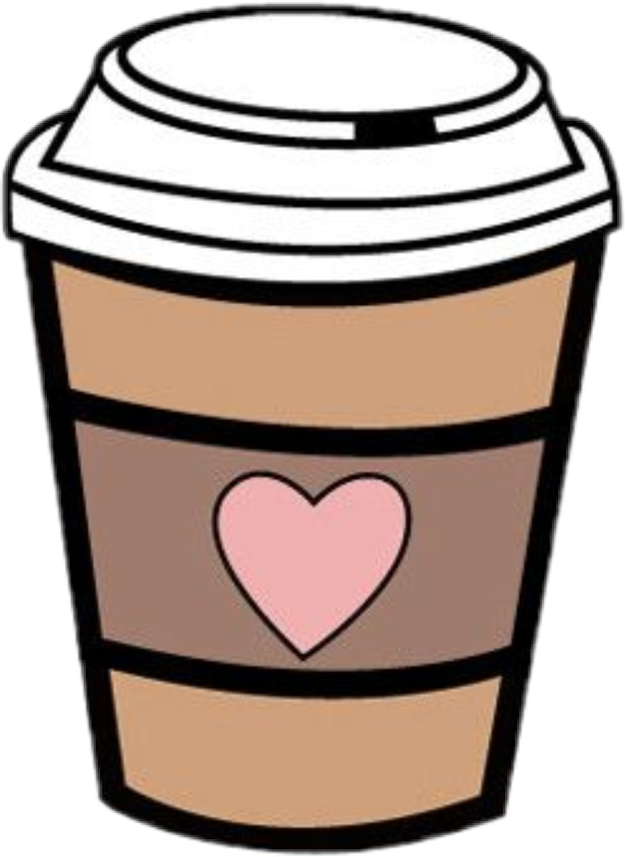 Coffee Heart Clip Free Library Techflourish Collections - Starbucks Coffee Cup Clipart (880x1206), Png Download