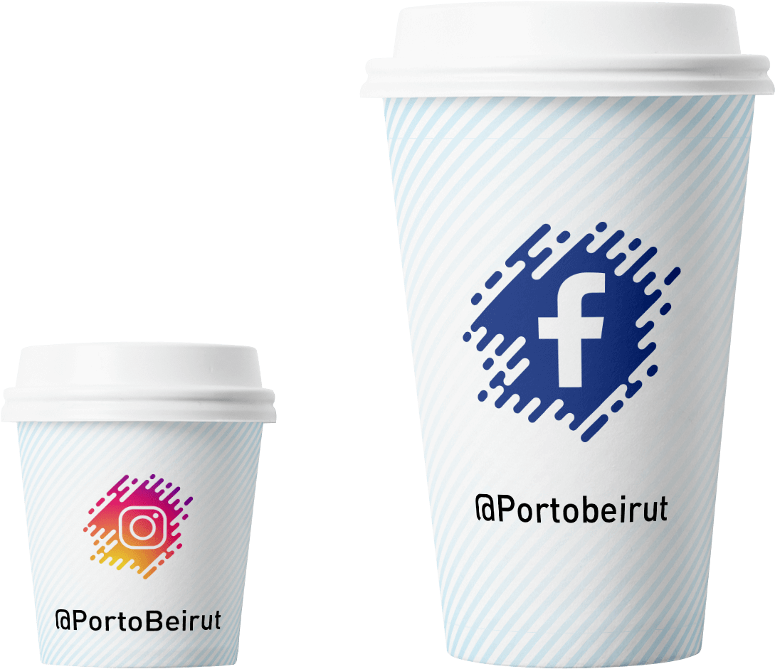 We're Proud To Be A Lebanese Based Manufacturer Of - Herebuynow Disposable Paper Coffee Cups - Insulated (1414x1168), Png Download