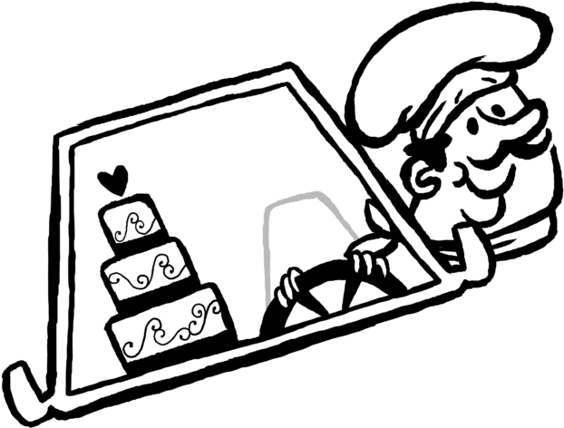 Sueets For Teachers Panifico Vector Black And White - Drawing (648x480), Png Download