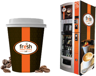Fresh - Fresh Coffee Vending Machine (600x300), Png Download