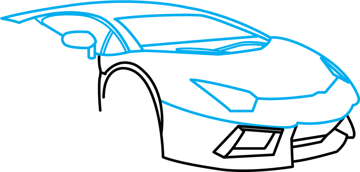 How To Draw Lamborghini - Lamborghini Dibujo (1280x720), Png Download