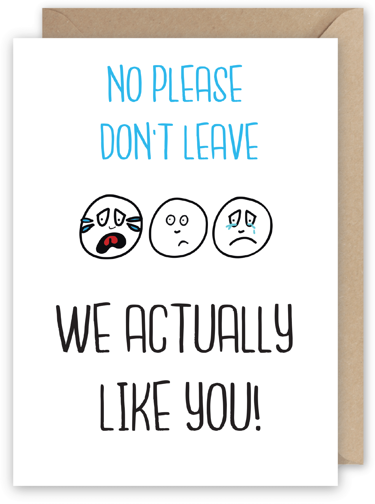 No Please Don't Leave - Chicken Nugget Birthday Card (1320x1753), Png Download