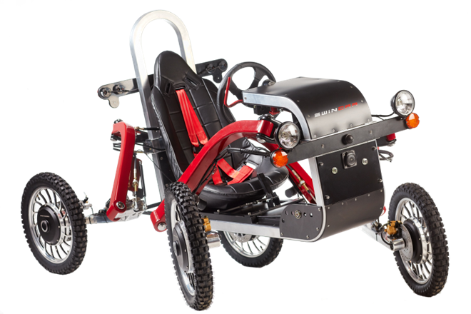 The Swincar E Spider Is Fully Electric And Incredibly - Electric Car With Spider Like (660x440), Png Download