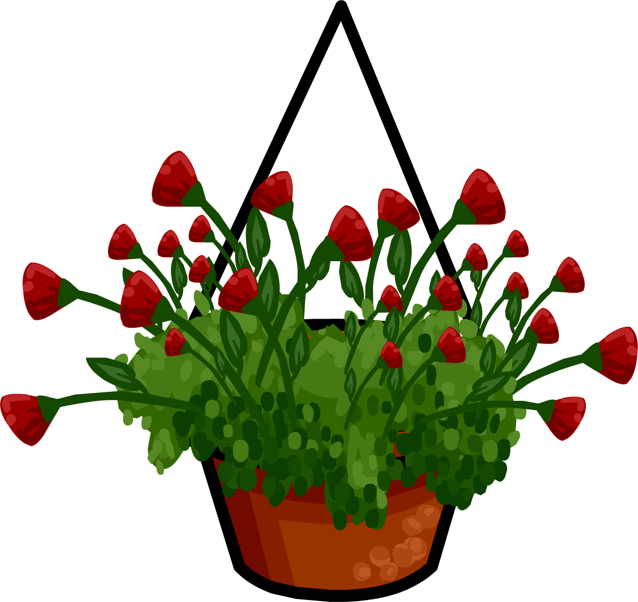 Download Hanging Basket Sprite 005 Bouquet Full Size PNG Image PNGkit