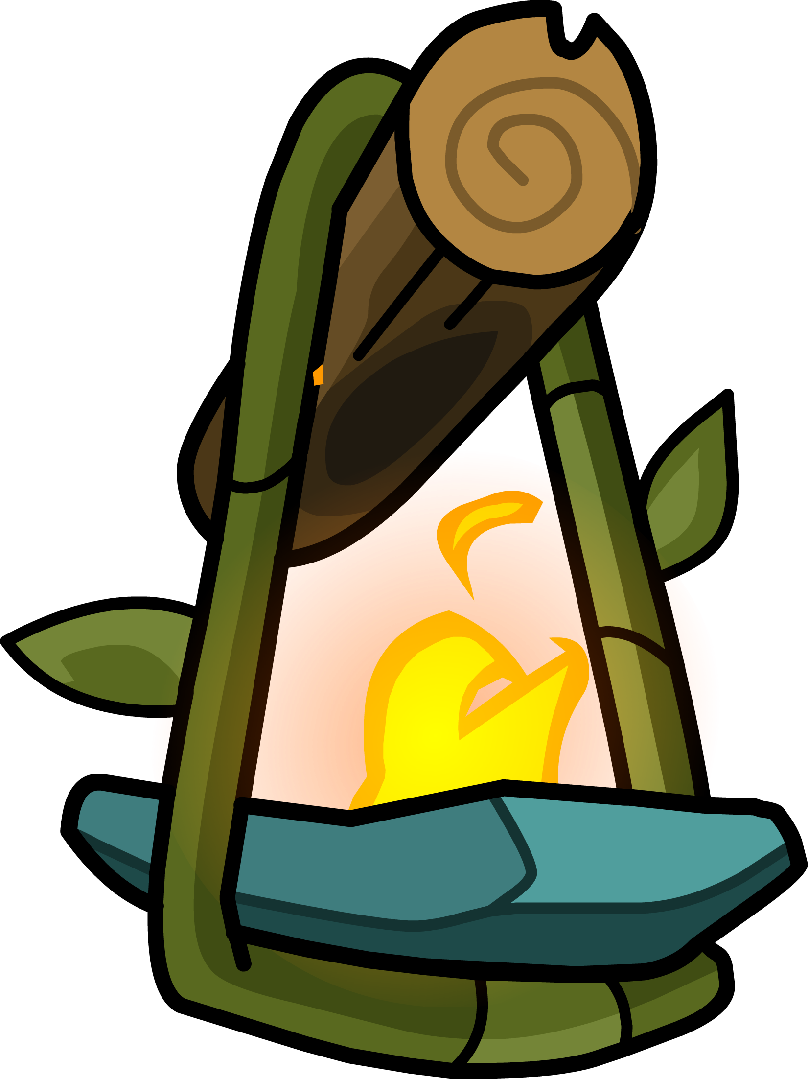 Hanging Torch Sprite 002 (1651x2204), Png Download