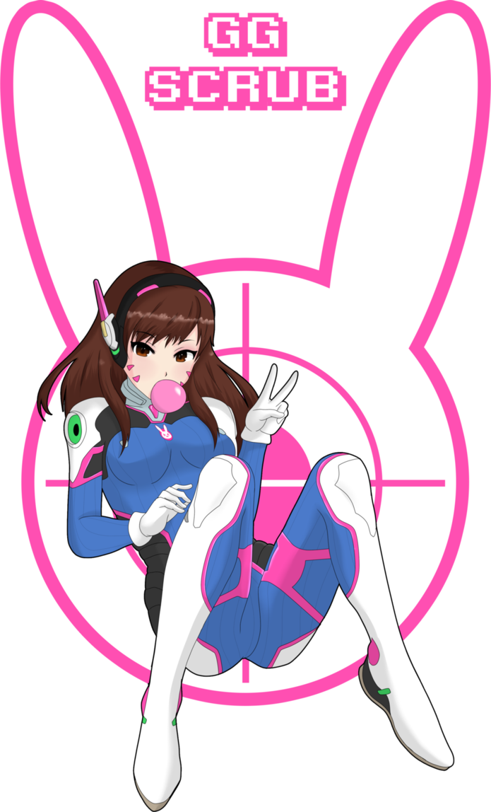 Image Download D Va By Seoul Mate On Deviantart - D Va Gg (695x1148), Png Download