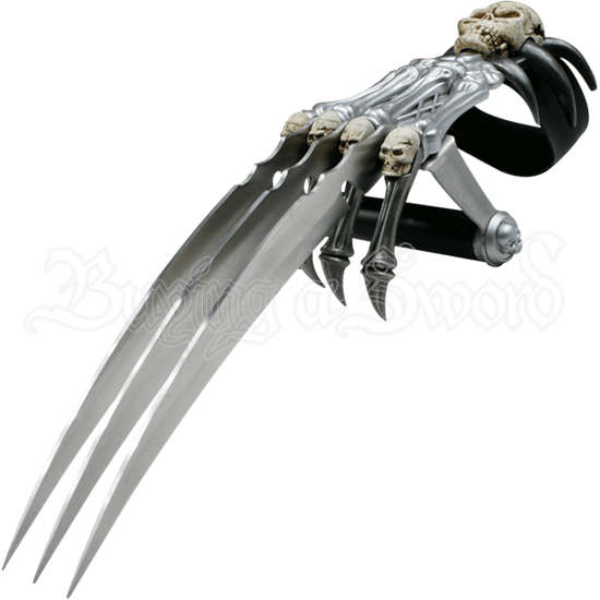 Skeleton Hand Claw - Claw Sword (550x550), Png Download