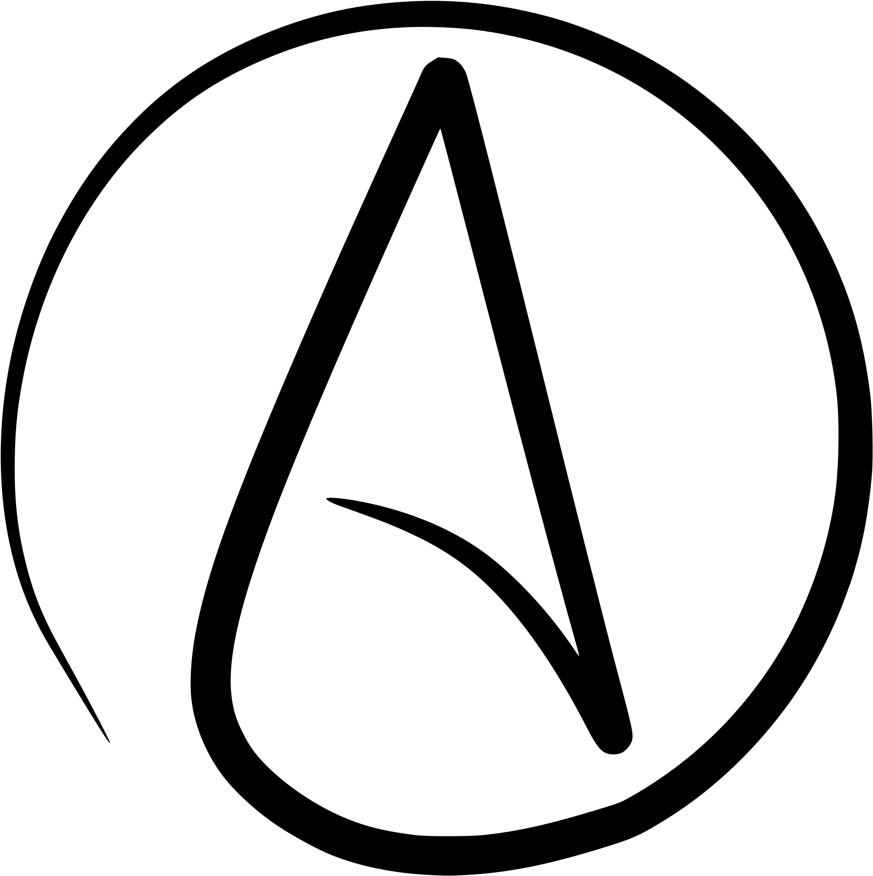 New Svg Image - Symbol For Atheism (2000x2000), Png Download