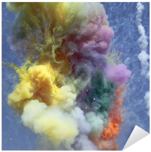 Vinilo Pixerstick Humo Del Arco Iris Cielo Despejado - Ms Depot Msd Placemat Image Id 20606151 Holiday In (400x400), Png Download