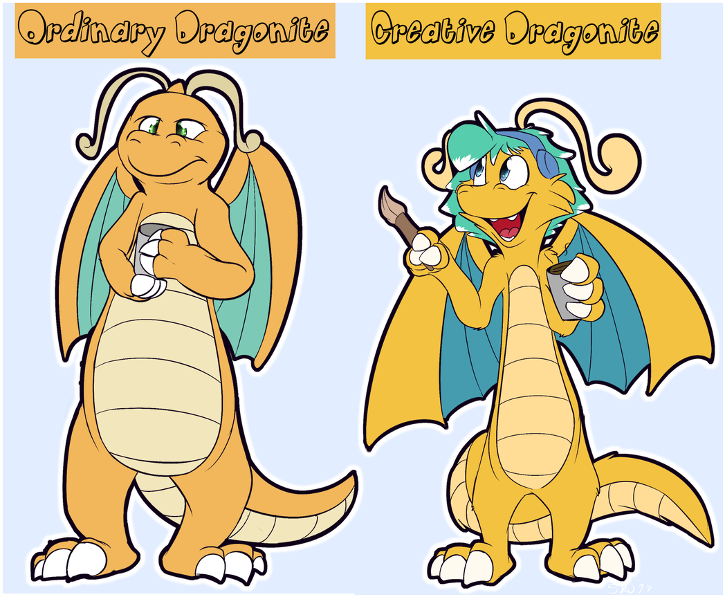 Npc Dragon 🐲 On Twitter - Female Dragonite (1200x982), Png Download