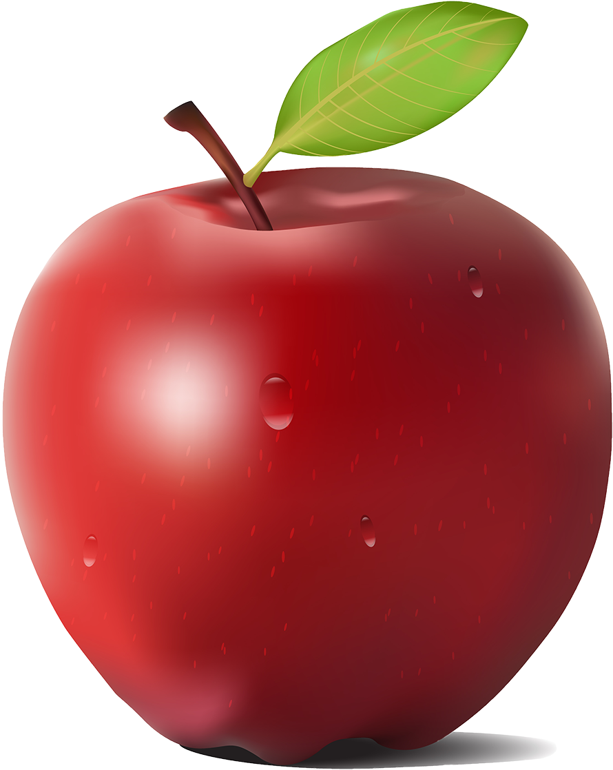 Apples To Apples - Imagenes De Manzanas Rojas En Png (1000x1204), Png Download