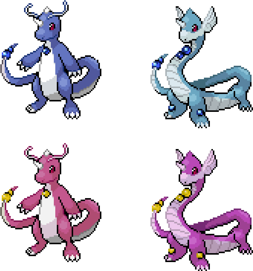 Artmy 2 Designs For An Alternate Dragonite - Alternate Dragonite (960x960), Png Download