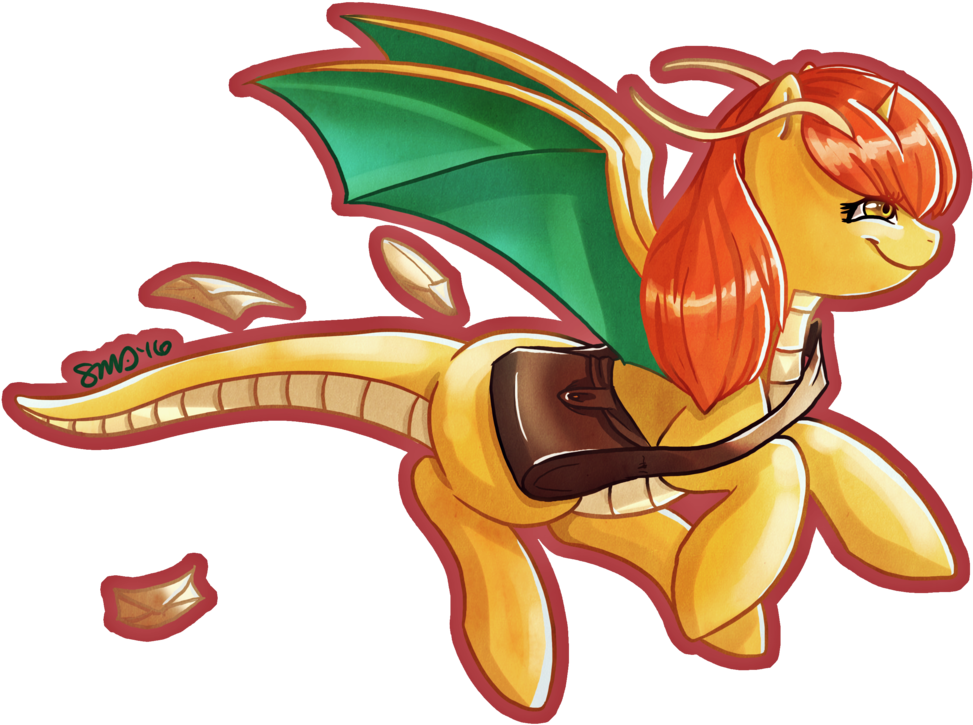 Bean-sprouts, Crossover, Dragonite, Mail, Pokémon, - Mlp Dragonite (1024x1024), Png Download