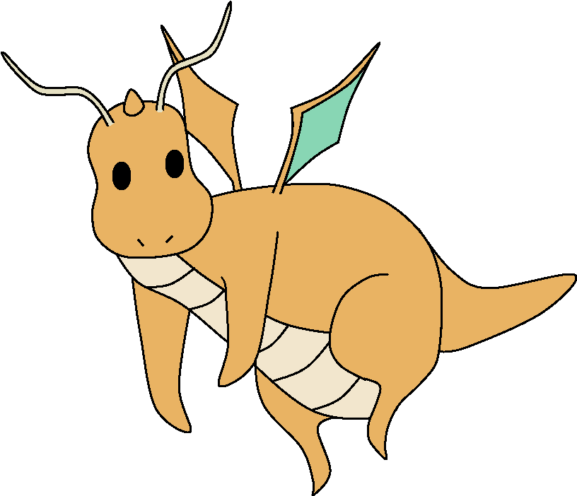Curious Dragonite - Dragonite (852x722), Png Download