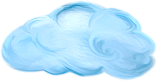 Nubes Para Imprimir Infantiles - Pinterest (500x260), Png Download