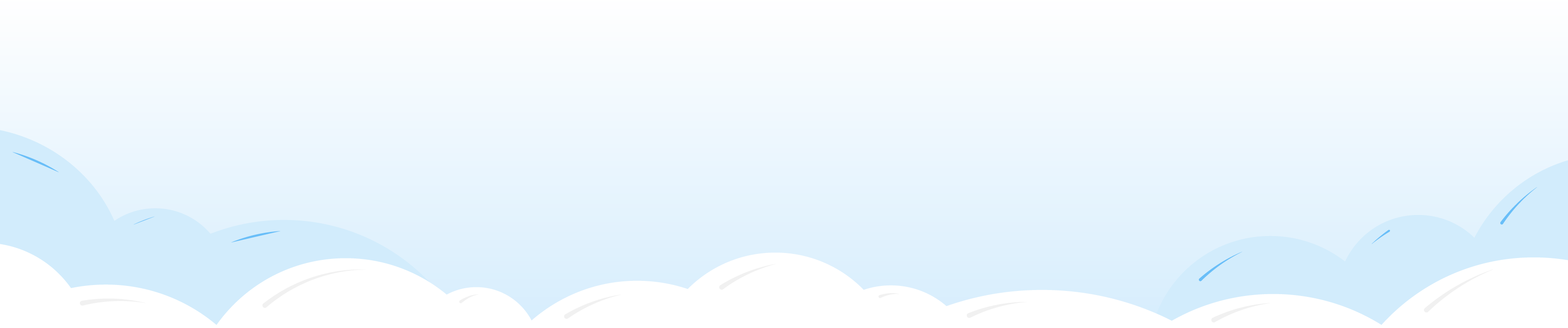 Nubes Arriba 04 - Sky (3427x717), Png Download