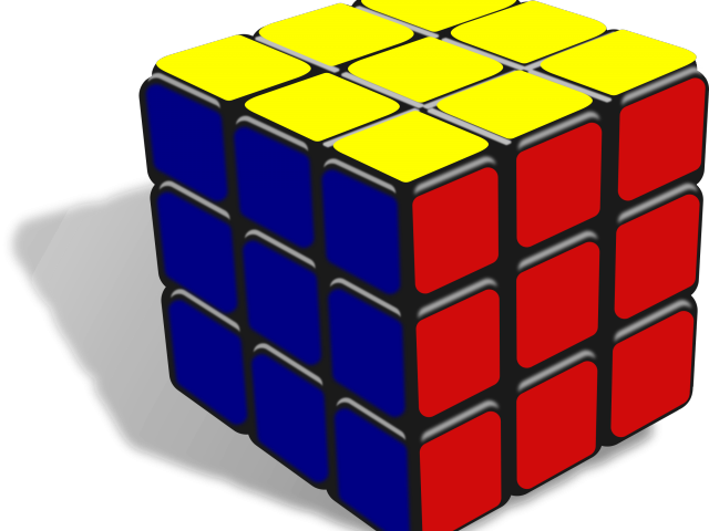 Rubik's Cube Png Transparent Images - Clip Art Rubiks Cube (640x480), Png Download
