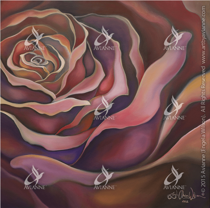 Delicate Rose Featured - Art (800x800), Png Download