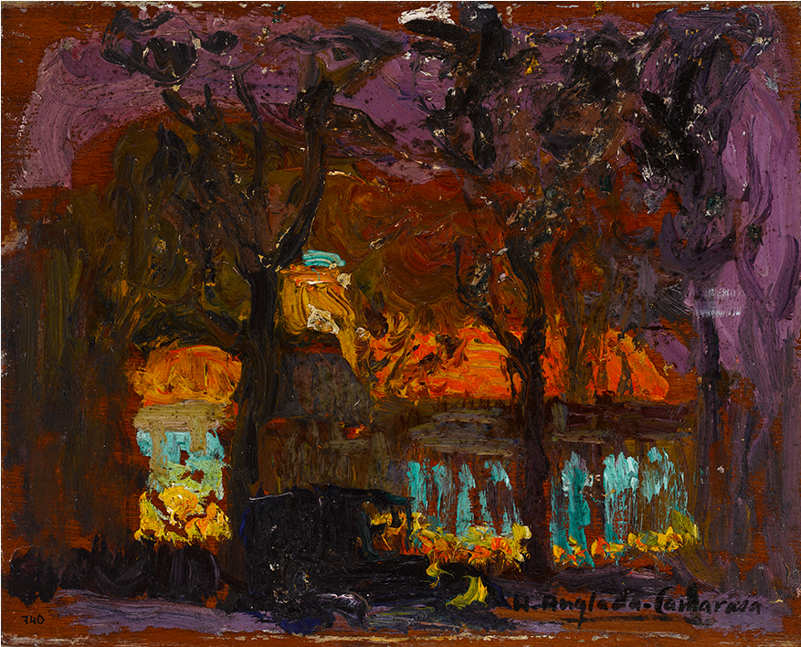 Hermen Anglada Camarasa, Plaza De París, 1900 1904, - Modern Art (1000x1000), Png Download