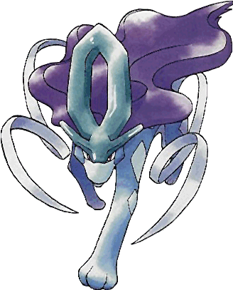 #suicine 2 From The Official Artwork Set For #pokemon - Pokemon Crystal Gameboy Color Gbc (421x421), Png Download