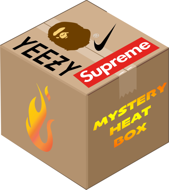 Bape/supreme Shoes Mystery Heat Box - Supreme (580x653), Png Download
