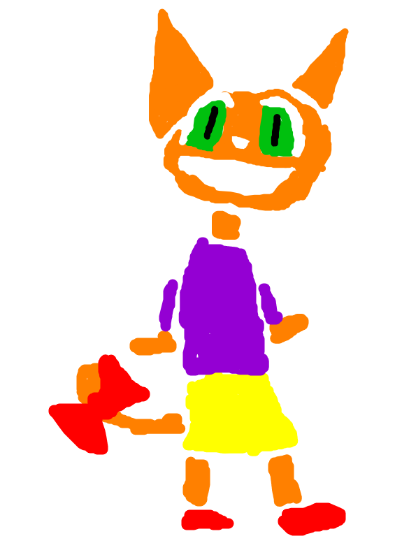 Anime Cat I Love This So Much - Illustration (583x787), Png Download