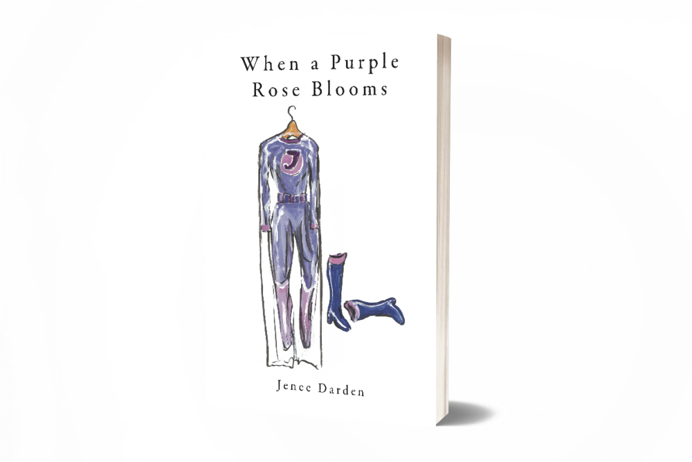 When A Purple Rose Blooms By Jeneé Darden (1000x667), Png Download