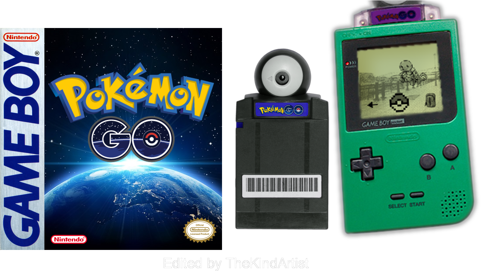 Pokemon Go For Gameboy By Thekindartist On - Pokemon Go Game Boy (1920x1080), Png Download