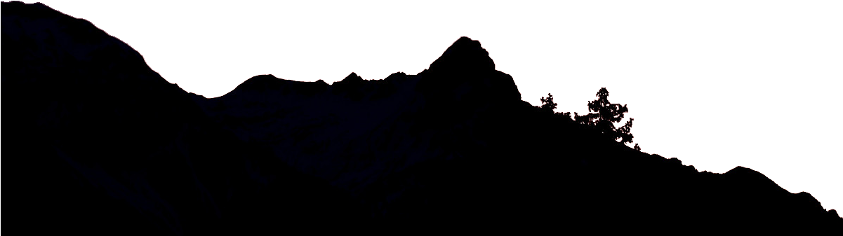 Download Wallpaper Mountain Transprent - Silhouette (1200x849), Png Download