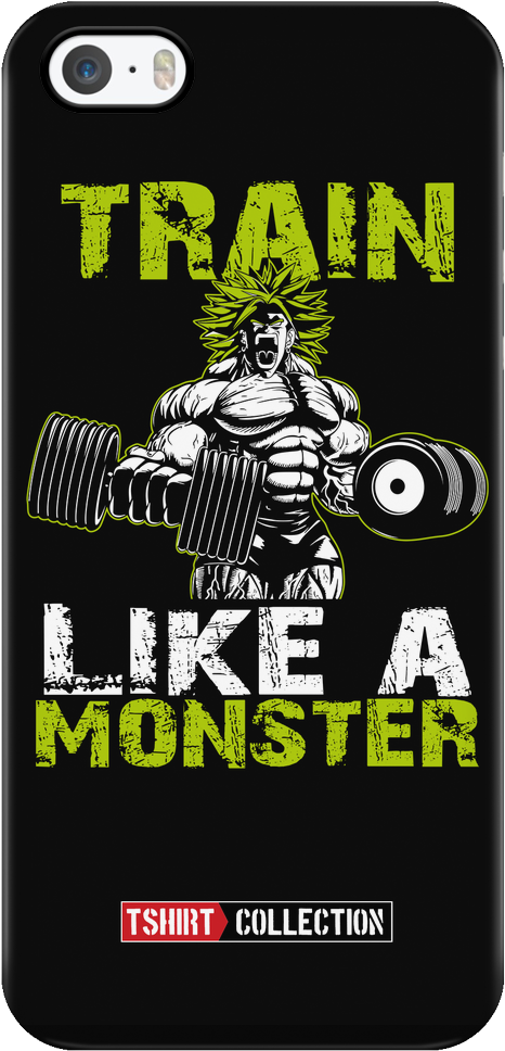 Super Saiyan Broly Train Like A Monster Iphone Case - Training Broly (1024x1024), Png Download