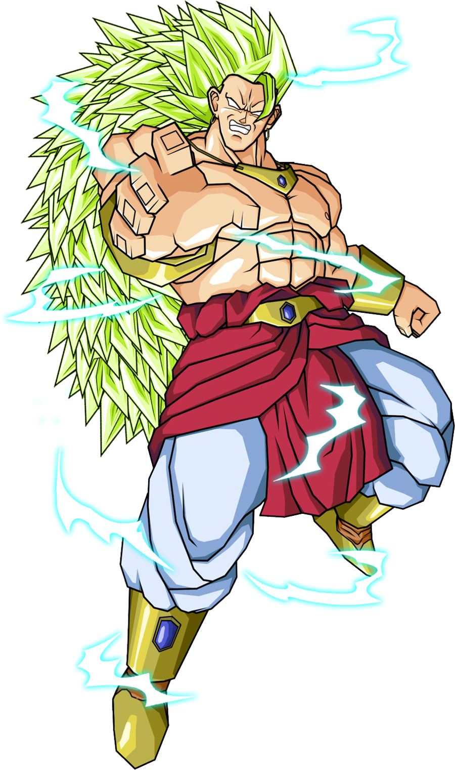 Clip Free Stock Image Ssj Png Dragon Ball Wiki Fandom - Lssj3 Broly Png (900x1521), Png Download
