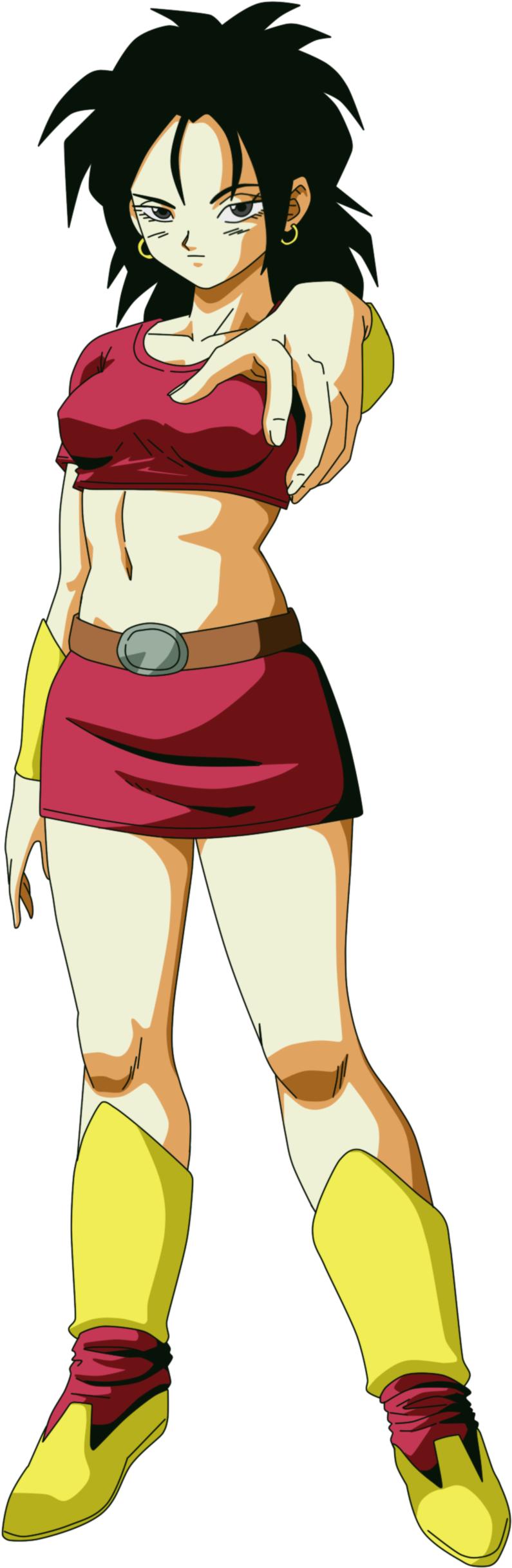 Hiei Styled Caulifla And Kale As Rule Broly Salvamakoto - Dragon Ball Super Kale Hair Down (1800x2500), Png Download