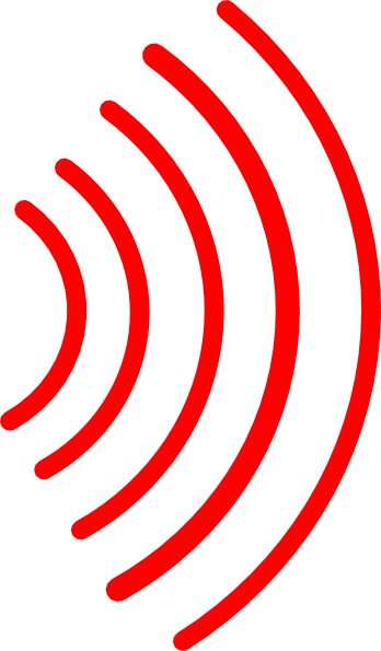 Graphic Library Library Waves Clip Art At Clker Com - Noise Waves Png (348x595), Png Download