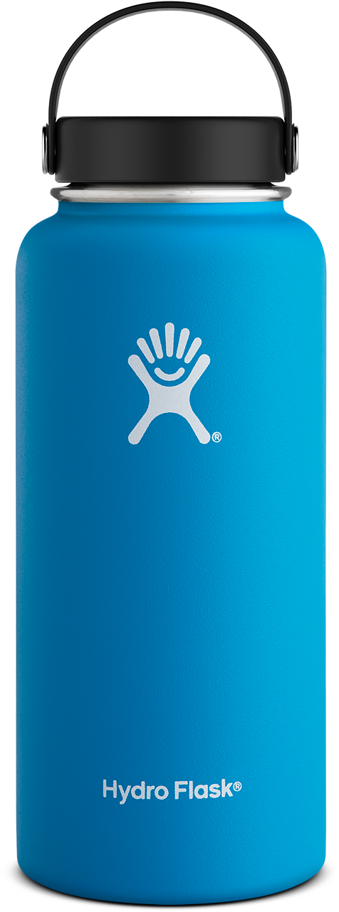 Hydro Flask W32 Pacific V=1461634114 - Tangelo Hydro Flask 40 Oz (642x1392), Png Download