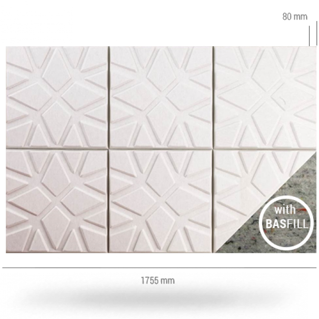 Soundwave® Geo Bf 6 Pcs - Acoustic Panels (650x650), Png Download