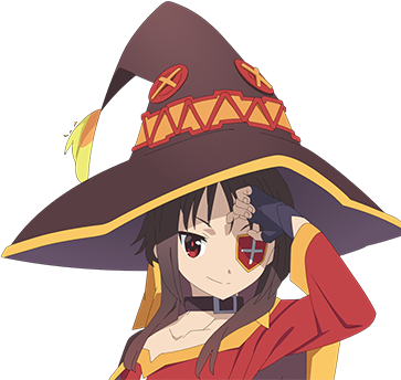 Konosuba Megumin Character Sheet (377x347), Png Download