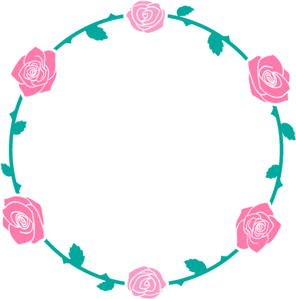 Circulo De Flores Png - Circulos De Rosas Png (1024x1024), Png Download