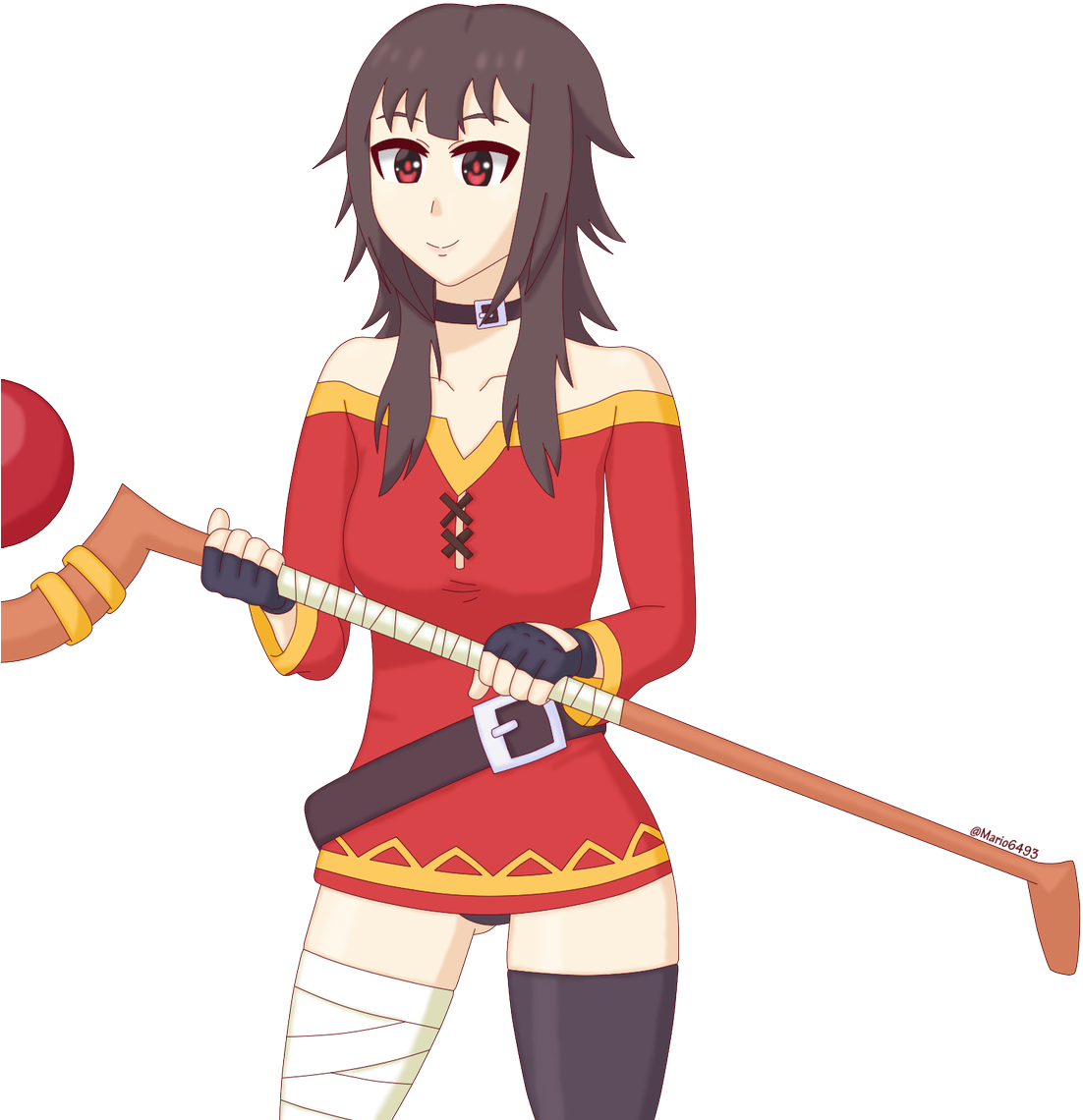 Mario6493 On Twitter - Older Megumin (1109x1200), Png Download