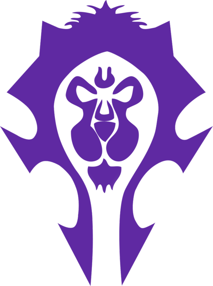Imagehere's My Take On An Alliance X Horde Logo - Wow Horde Logo (743x995), Png Download