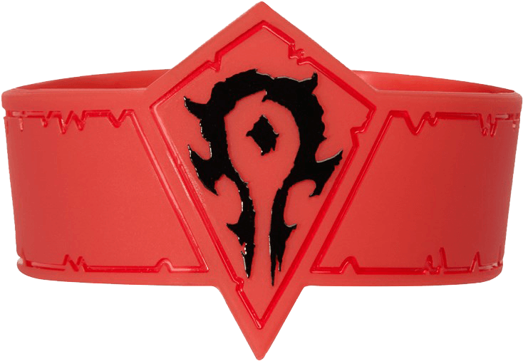 "warcraft Movie Horde Rubber Bracelet" (743x743), Png Download