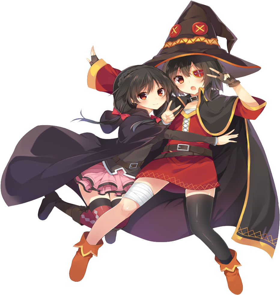 Png - Megumin Gif Without Background (1440x1000), Png Download