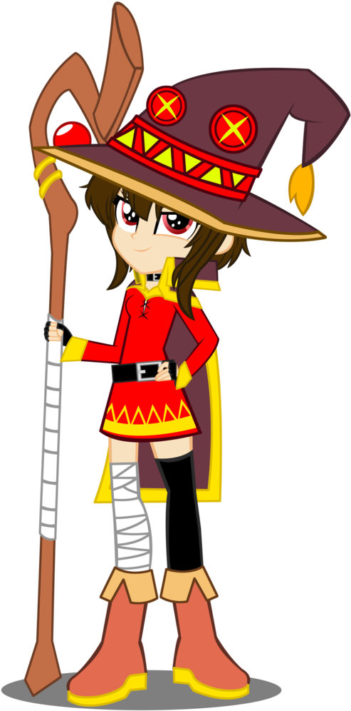 Trungtranhaitrung, Crossover, Equestria Girls, Equestria - Konosuba (547x1024), Png Download
