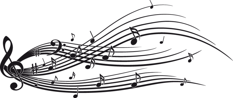 Png Music Staff - Music Staff Png (900x379), Png Download