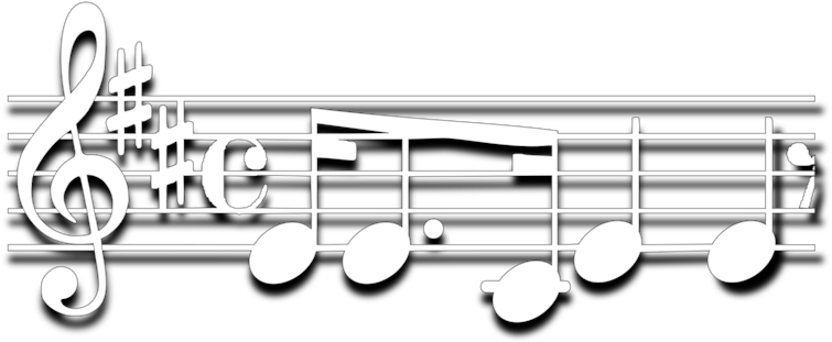 Musical Note Melody Sheet Music Musical Notation - Musica Em Branco Png (816x340), Png Download