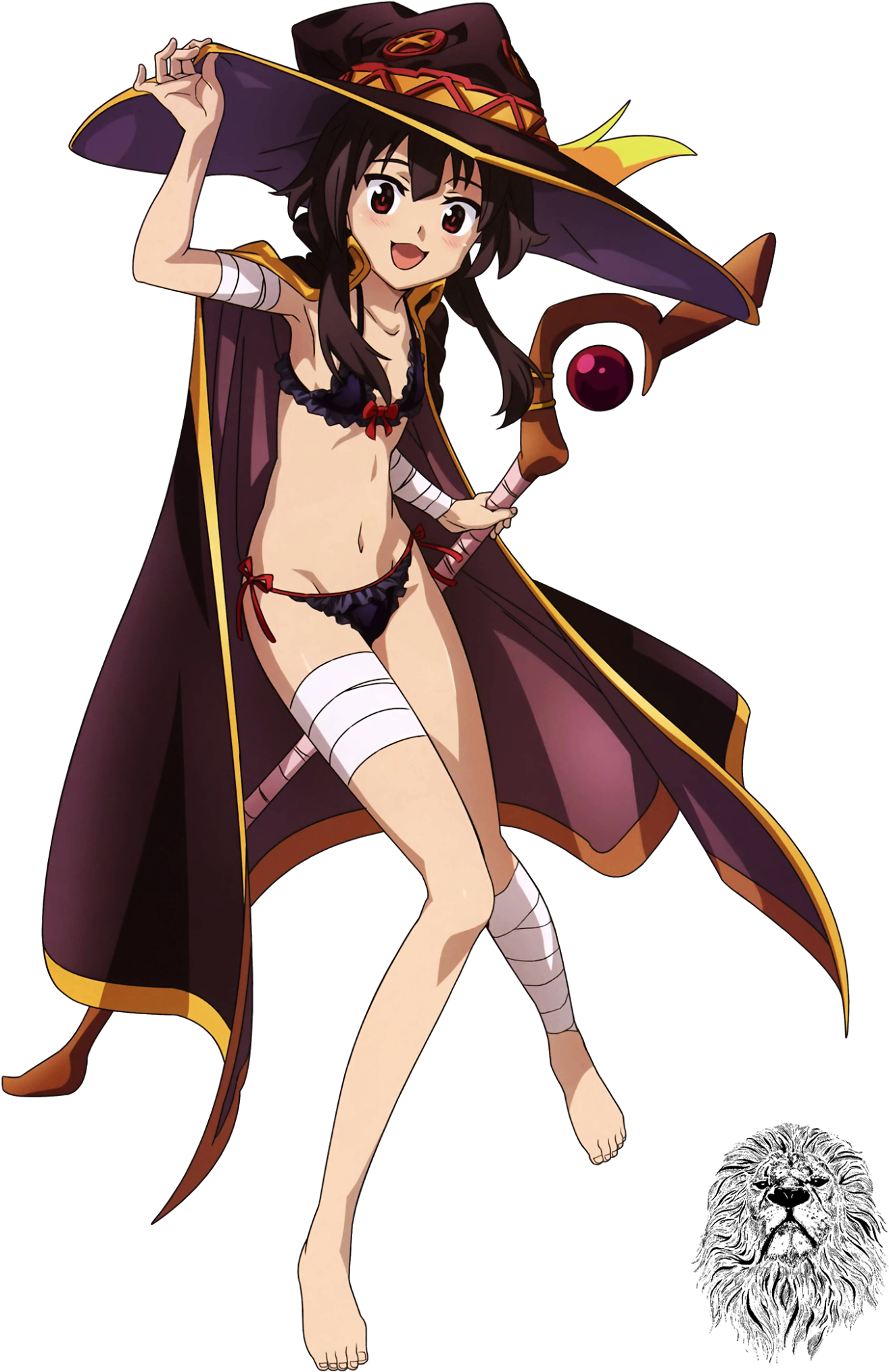 Pin Karen Kuchiki On Megumin O Konosuba Pinterest Anime - Konosuba2: Megumin 120cm Big Towel (1463x2048), Png Download