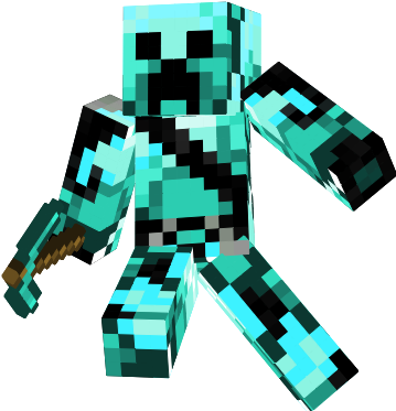 Diamond Creeper (358x383), Png Download