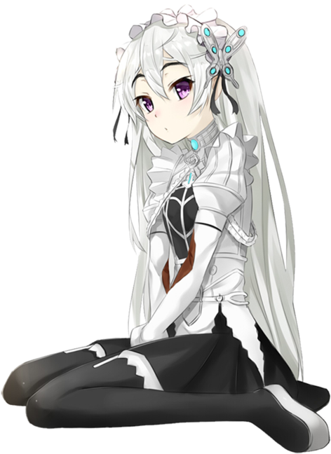 ♥diario De Megumin ♥ 02 Fiebre De Madrugada - Chaika Trabant Hitsugi No Chaika (600x649), Png Download