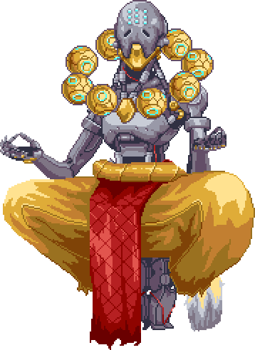 Classic Zenyatta Skin Pixel Art I Plan On Doing All - Pixel Art (358x492), Png Download